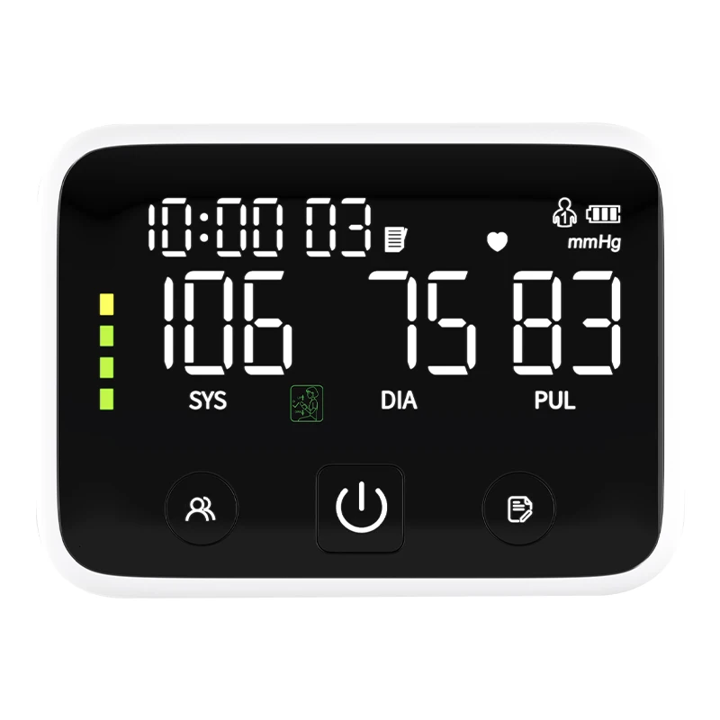 Portable Automatic LED Display Smart Sphygmomanometer Tensiometro Rechargeable BP Monitor Digital Wrist Blood Pressure Monitor