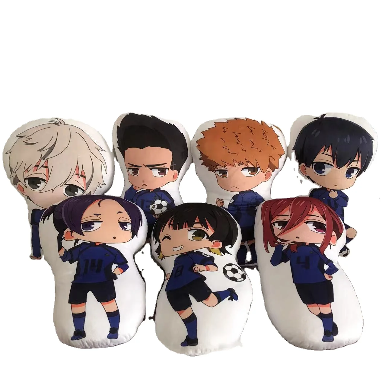 10cm NEW Blue Lock Plush Toy Keychain Pendant Cosplay Cute Stuffed Anime Plush Toy Doll Decoration