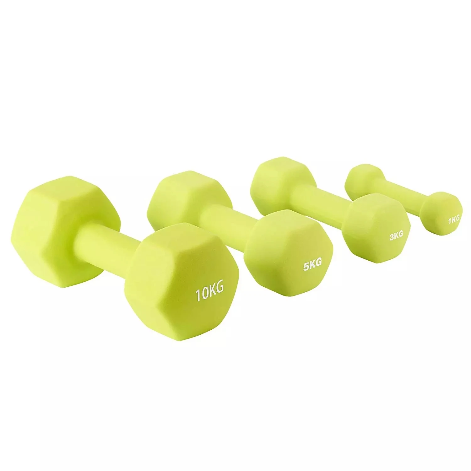 ZY Fitness neoprene covered hex dumbbell