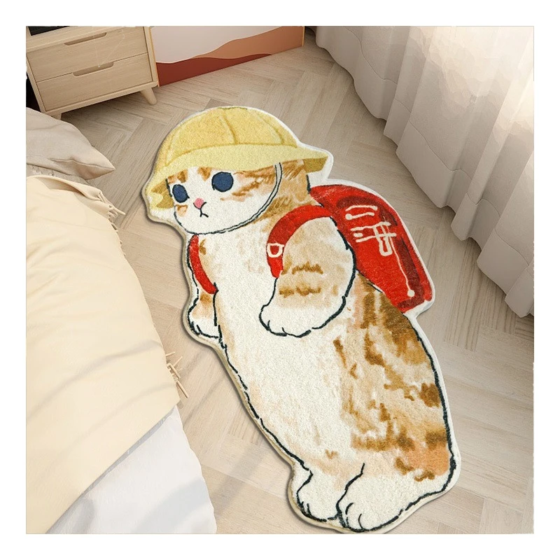 Hot selling Living room Bedsied high quality Magic Rug custom logo 3d anime cartoon design shape carpet abstract area rugs