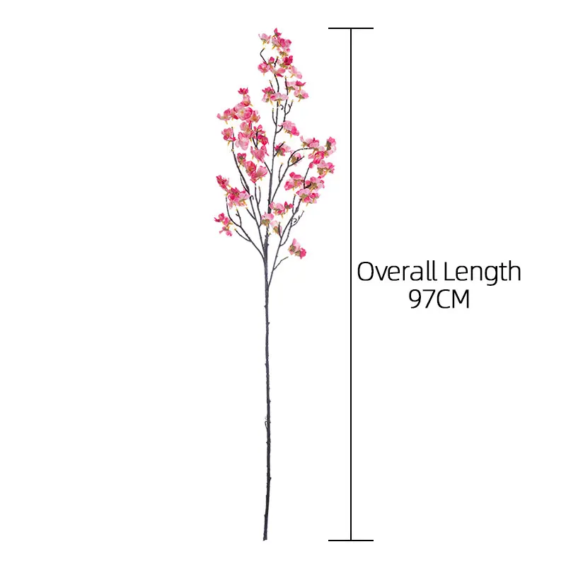 Flowers Arrangements Artificial White Cherry Blossom Branches Wedding Decor