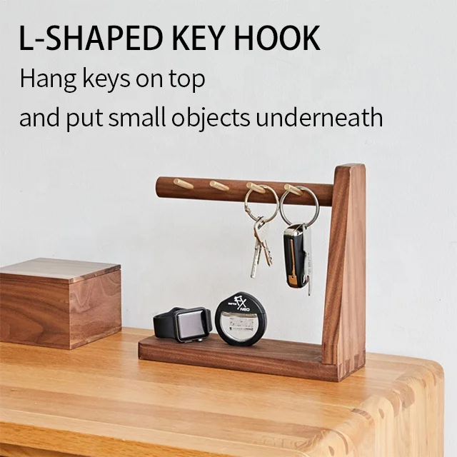 Luxury Trays Wooden Home Decor Multifunction Organizer For Entryway Key Rack Storage Tray