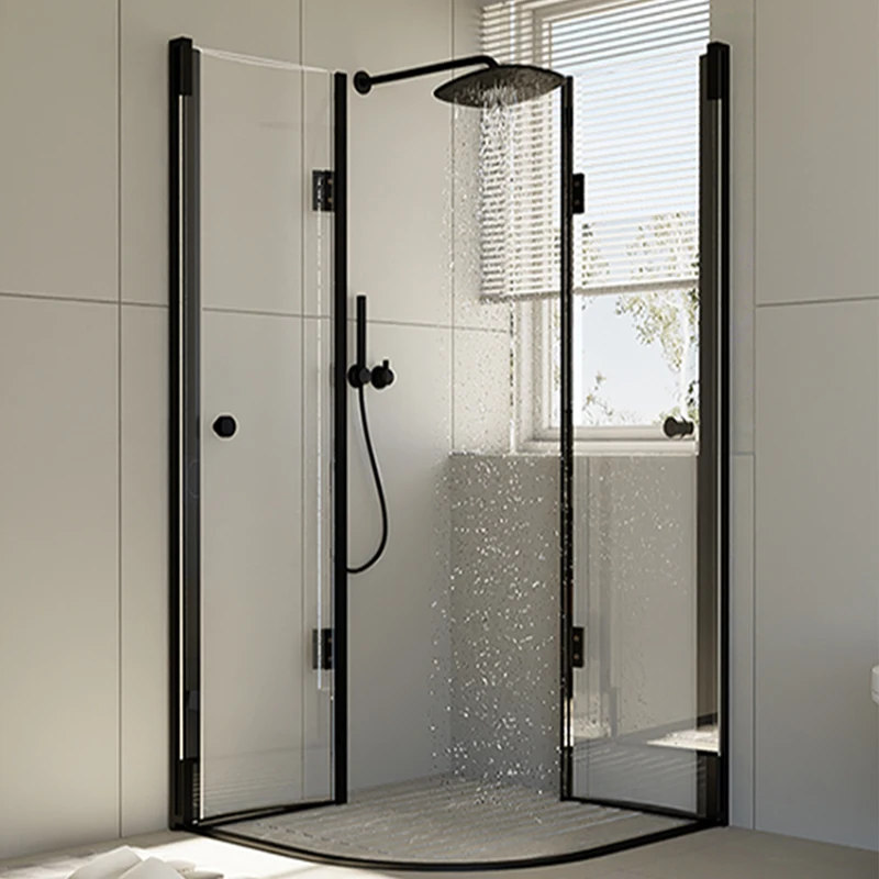 New product durable top quality shower enclosure white printing Glass Sliding Door customizable Bathroom