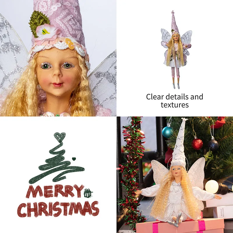 Hot Sale 16.5inch/42CM Xmas Decoration Cartoon Cute Soft Christmas Elf Plush Elf Doll