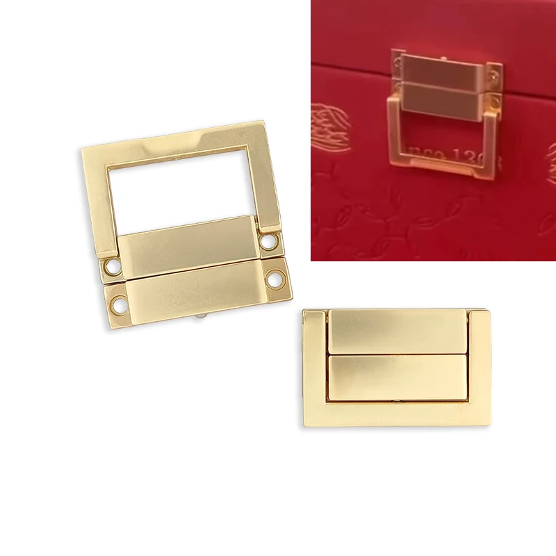 Square box lock is used to lock jewelry boxes and wooden cases