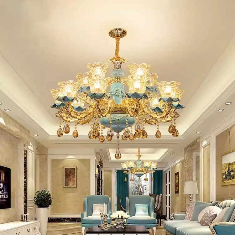 Wholesale Price Indoor Decoration Antique LED Hanging Modern Crystal Led Pendant Light