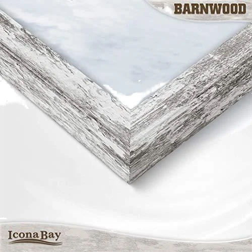 Custom Oak Picture Frame Country Rustic Style 13 x 19 Poster Wall Mount for DIY Projects