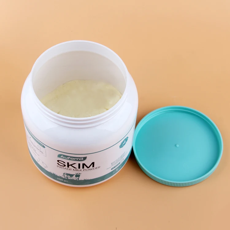 Custom 1kg 2kg Goat Skimmed Baby Milk Powder Jar Recycled Plastic Pet Protein Loose Powder Container Bottle With Screw Lid