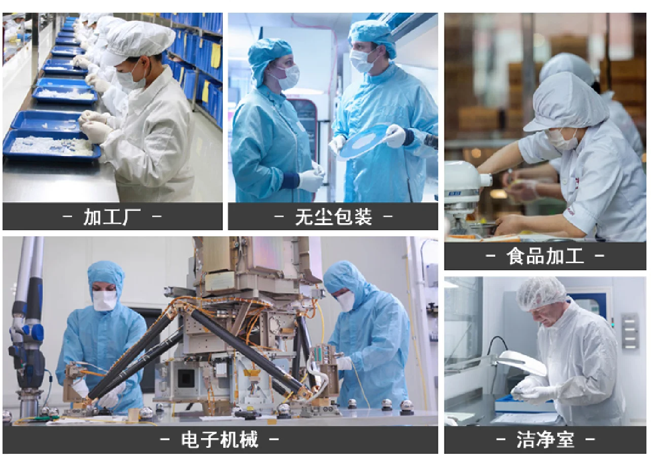 Antistatic  Labcoat ESD Safety Clothing Cleanroom Antistatic Coat Conductive Fiber Cleanroom ESD Smock Coverall