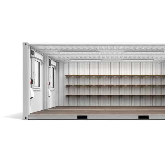 ISO certificated prefab flat pack mobile modular tiny steel structure open foldable container house frame