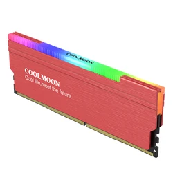 COOLMOON 5V 3PIN ARGB RAM Heatsink Heat Cooler for Desktop PC Computer RGB Memory Cooling