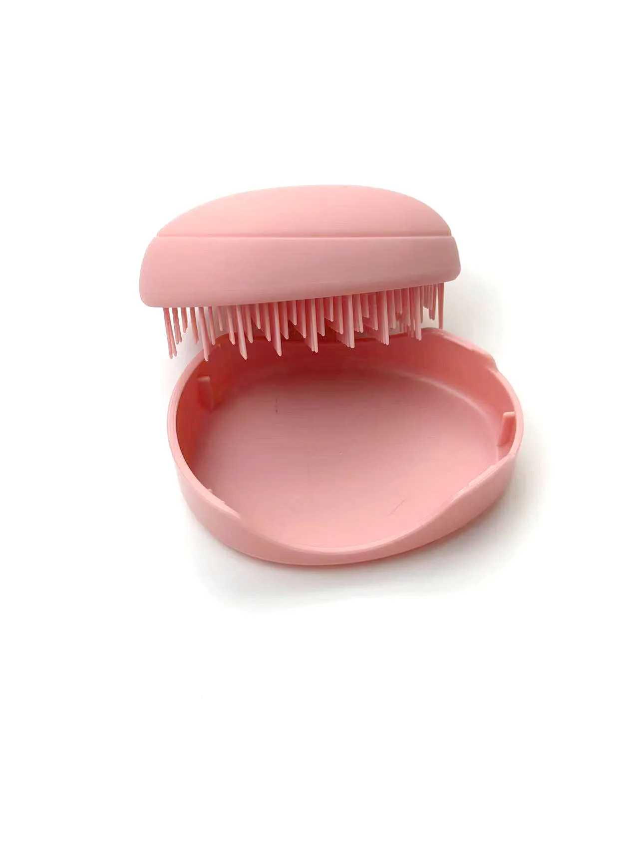 Compact Round Travel Hair Brush Folding Travel Hair Brush Mini Hair Brush