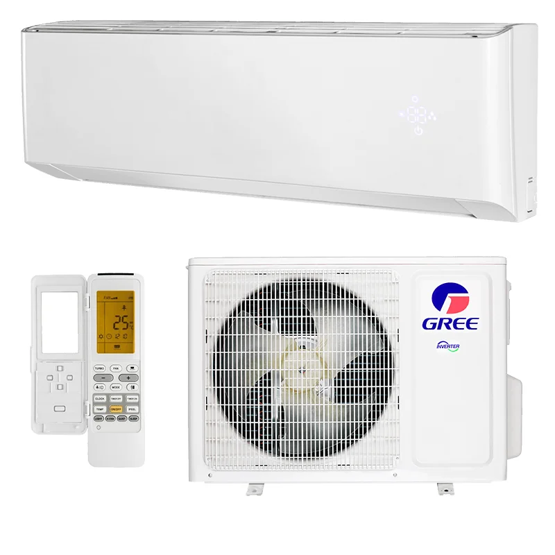 water cooled air conditioner Gree Factory Supply inverter home split air conditioner Gree Lomo LED R410A