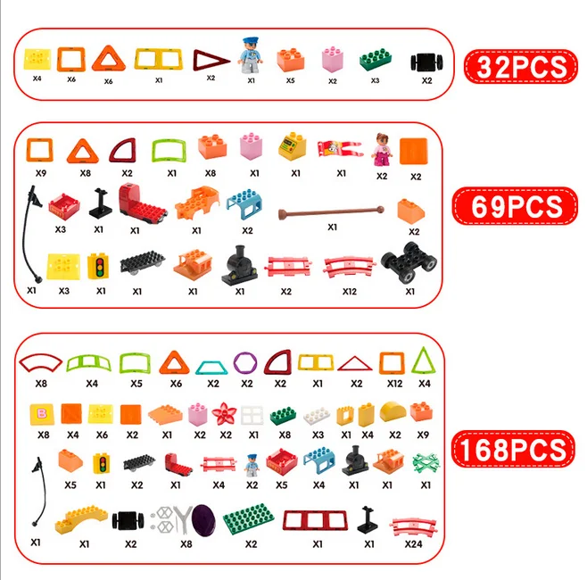
3C ASTM Certifications 102pcs children train car truck toy magnetic toy with wheels 