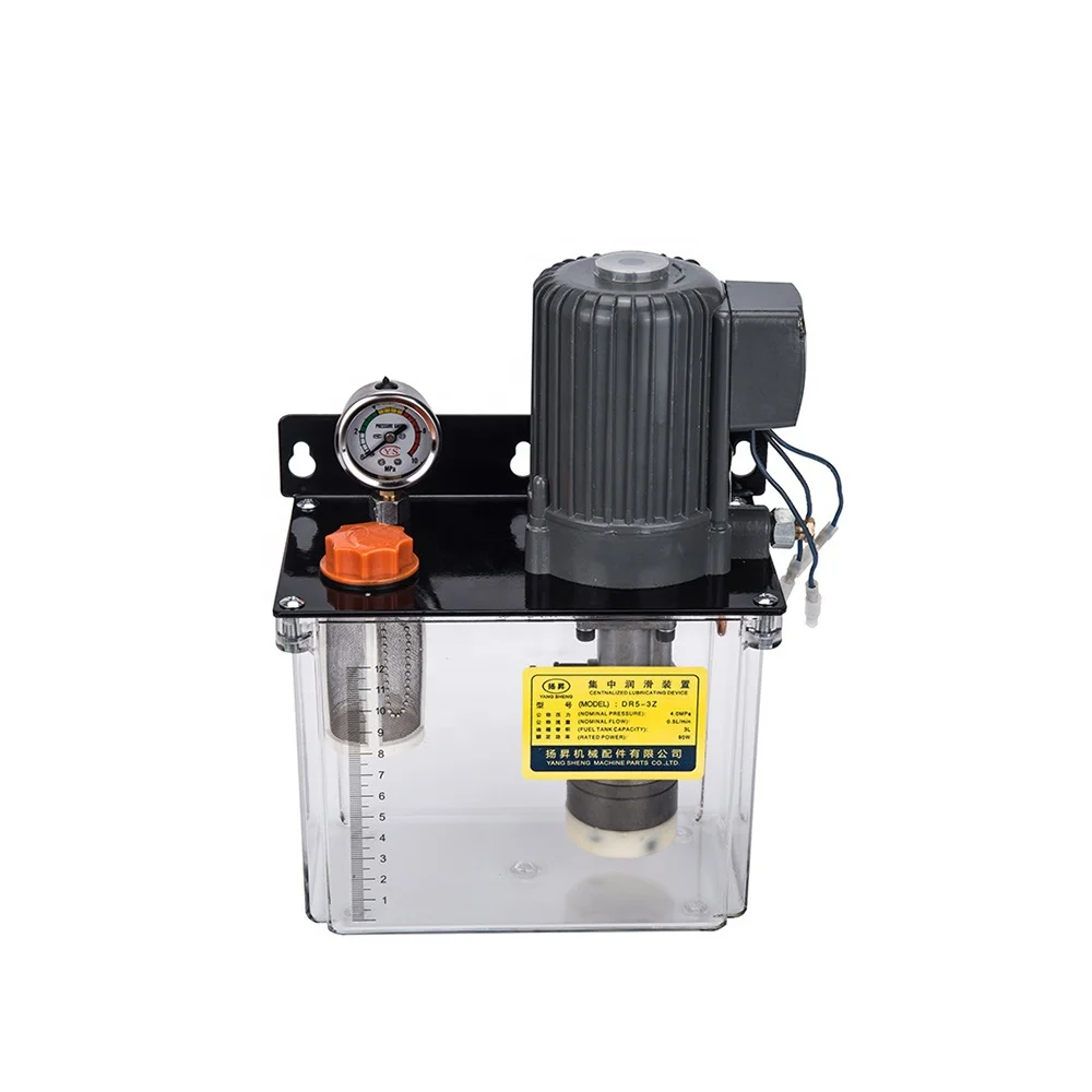 Electric lubricator gear pump central lubrication system electric oil lubrication pump for lathe machine