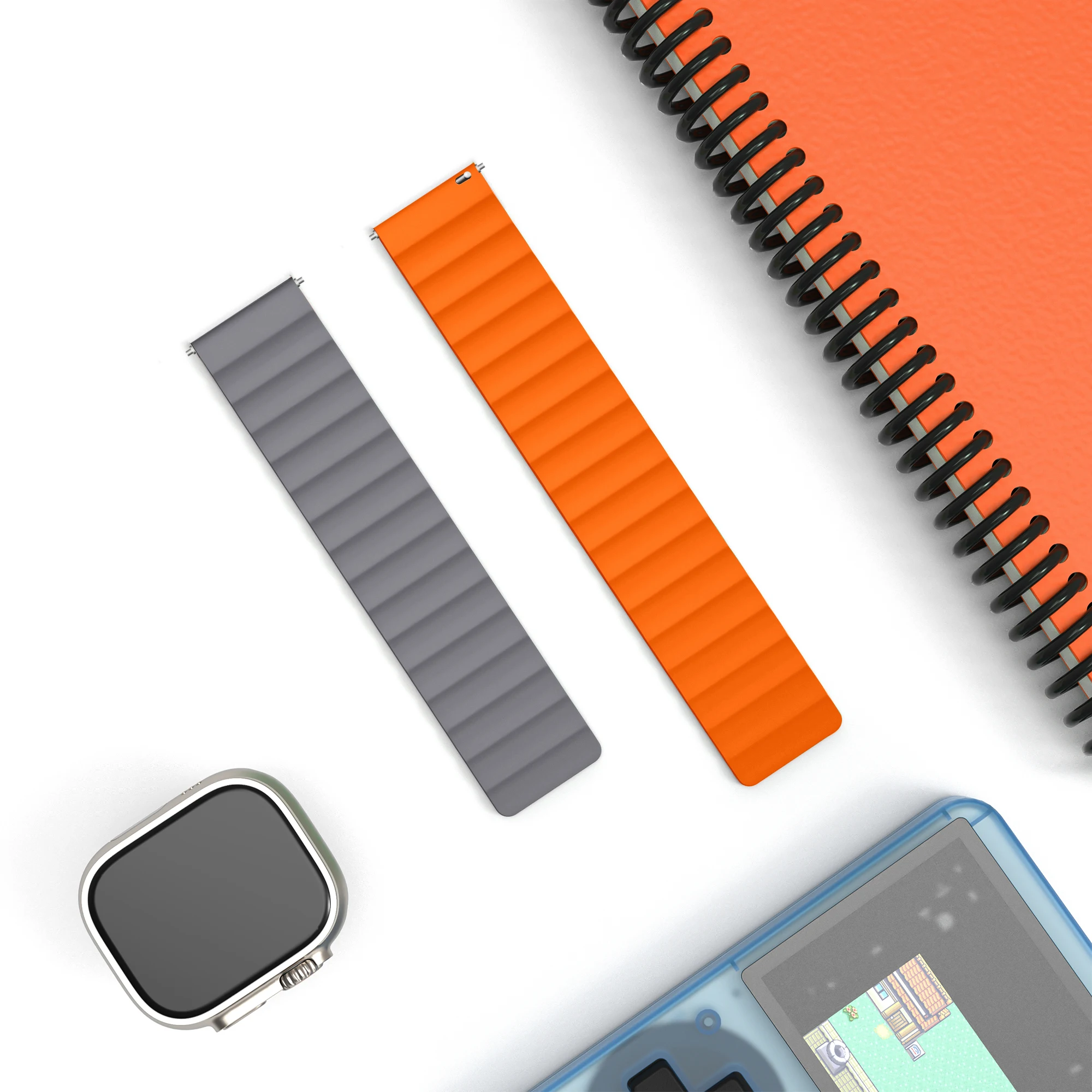 RYB 22mm Quick Release Band for Fossil Gen 5 Carlyle Julianna Garrett, 20mm Silicone Magnetic Strap for Fossil Q Commuter Hybrid