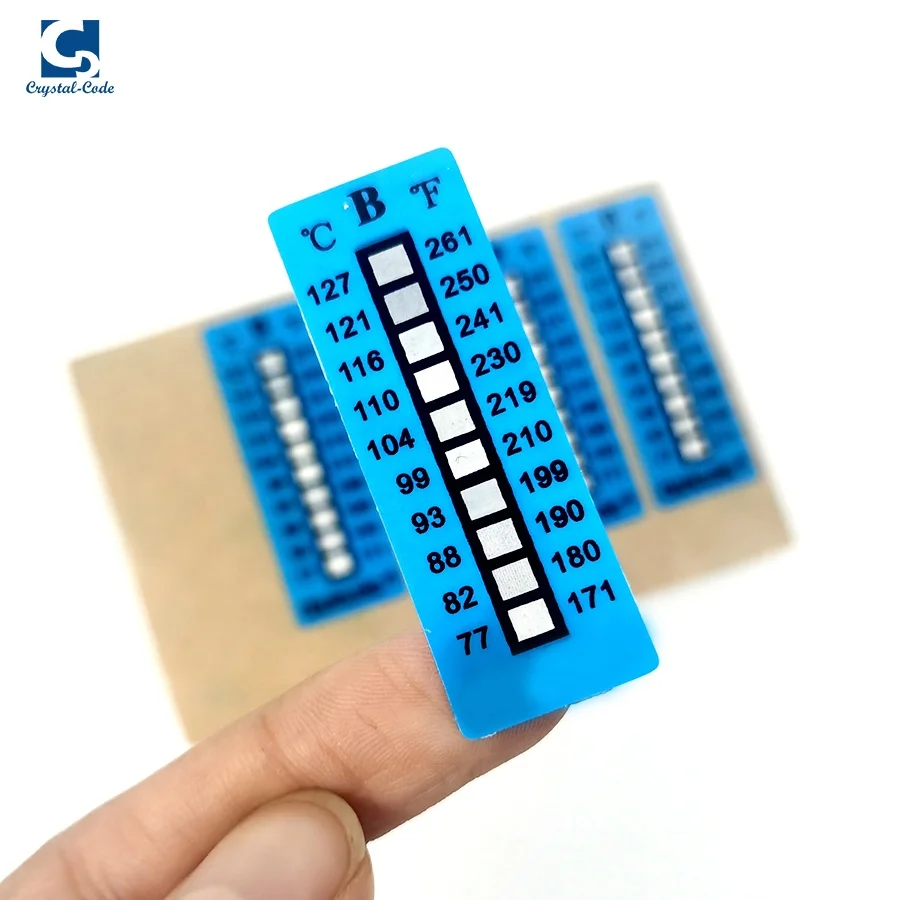 High quality Temperature Indicating Label heat sensitive color changing temperature Indicator sticker
