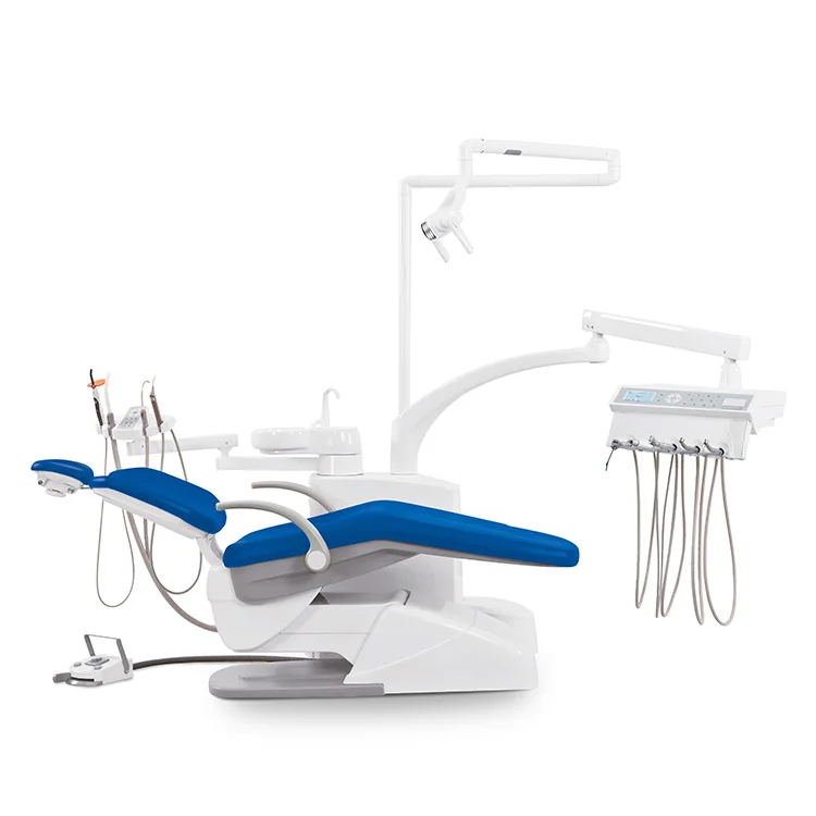 Siger S60 OEM/ODM Factory Cost-effective Anti-suction system Chair movement protection dental chair set with Operating Light