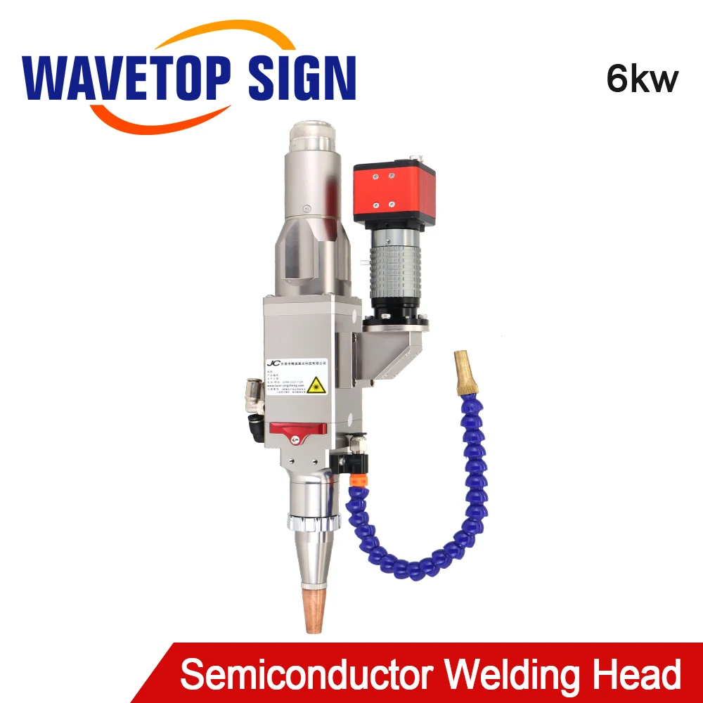 Полупроводниковая сварочная головка WaveTopSign высокой мощности 1064 нм 6 кВт с разъемом QBH для волоконного лазерного сварочного аппарата