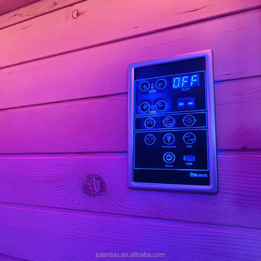 Custom Steam Infrared Sauna Room Outdoor 2 Person