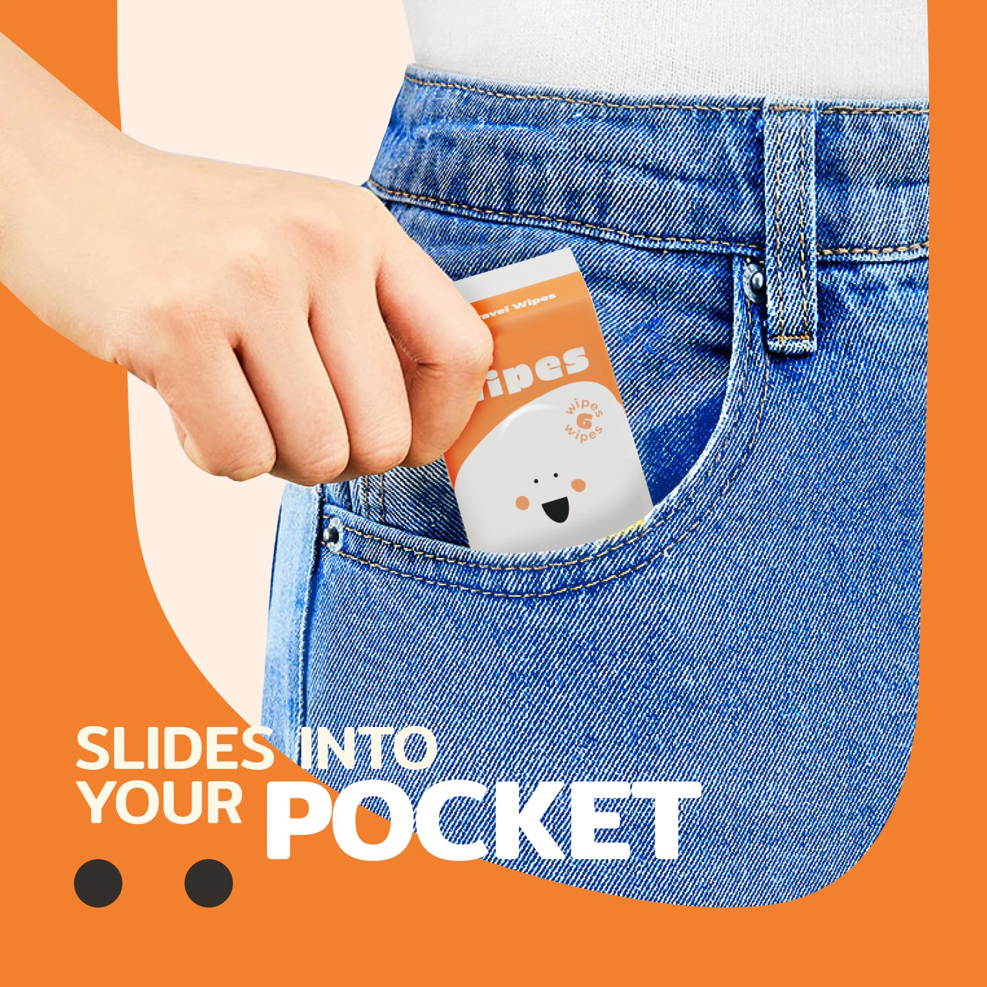 wholesale Free Sample 6 Pcs Mini Canister Wet Wipes Baby Daily Wipes Baby Skin Care Barrel Hand Wipes Custom Package