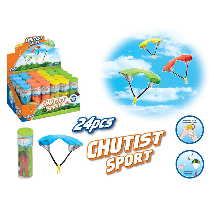 Hot Selling Hand Throwing Parachute Outdoor Play Funny Toy Game Educational Toys Fly sky diving Parachute Toy