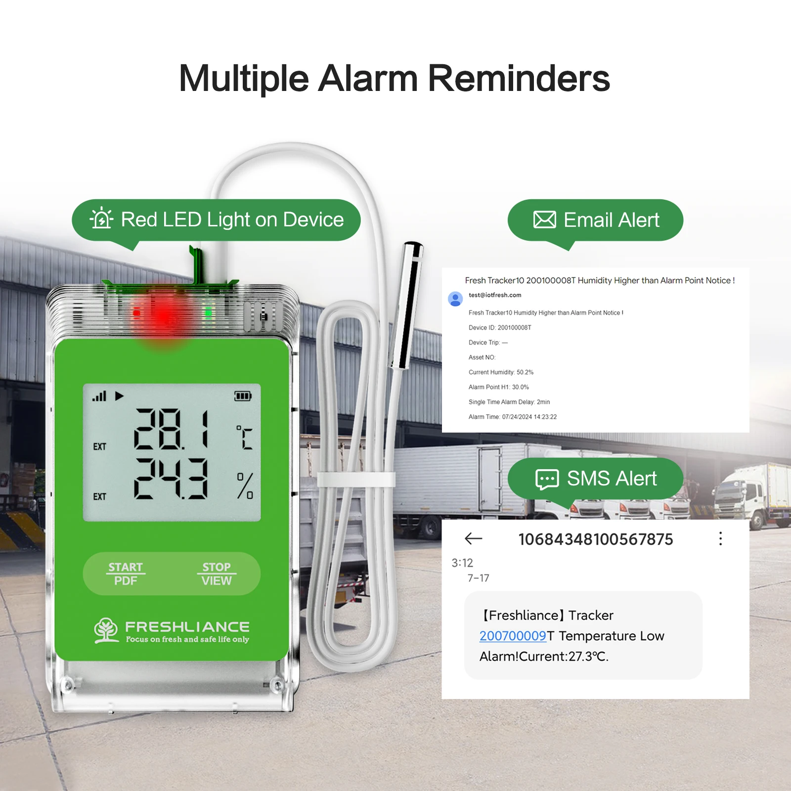Multi Use Real-time Temperature Positioning Monitor Gps Tracker