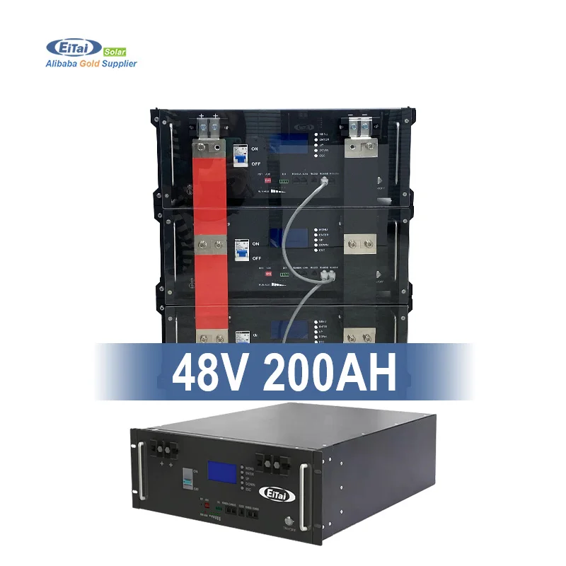 Eitai Rack Mount 10Kw 20Kw 30Kw Ess Single Phase Three Phase Solar Energy Storage Rack Mount 48V 51.2V Lifepo4 Battery