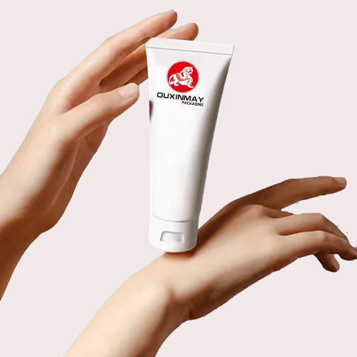 Ouxinmay Custom Empty Plastic Cosmetic Tube for Sunscreen and Facial Cleanser for Skin Care Use for Packaging