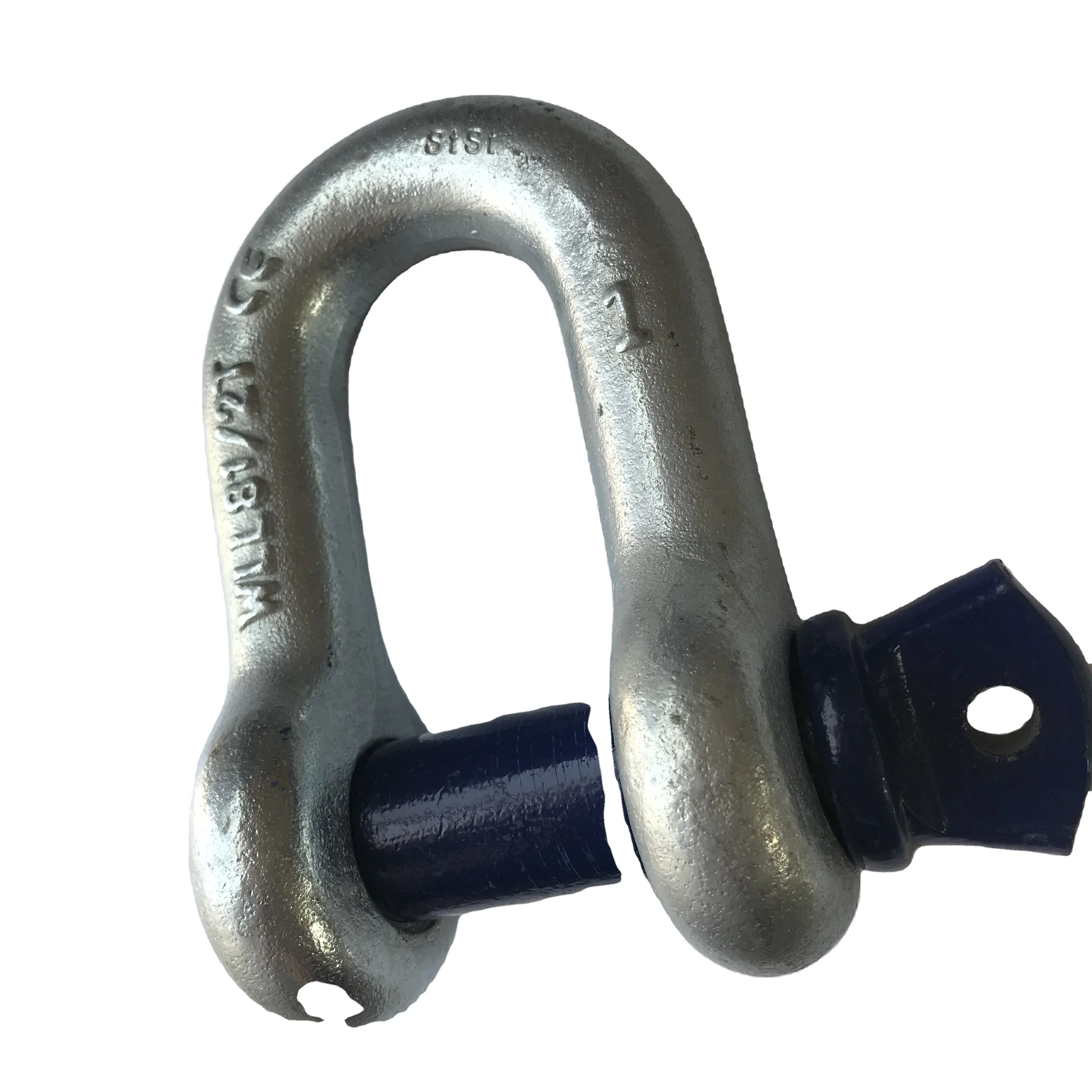 Factory High Tensile forged galvanized u.s. d shaped shackle for crane anchor chain