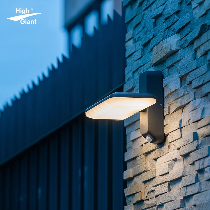 Outdoor pathway,garden with sensor waterproof wall home LED light IP54