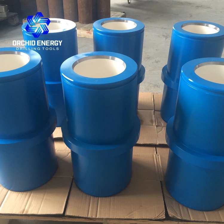 API Gardner Denver Mud Pump Parts Ceramic Bimetal Cylinder liner 140mm Cylinder Bushing