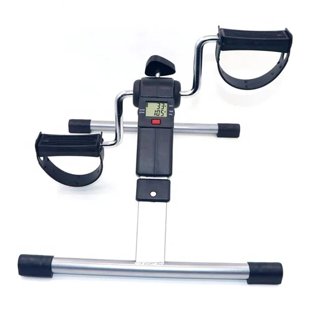 Realsin Folding Exercise Peddler Portable Pedal Arm And Leg Pedal Trainer Mini Exercise Bike