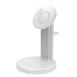 3 in 1 15W magnetic fast wireless mobile phone charger  for iphone