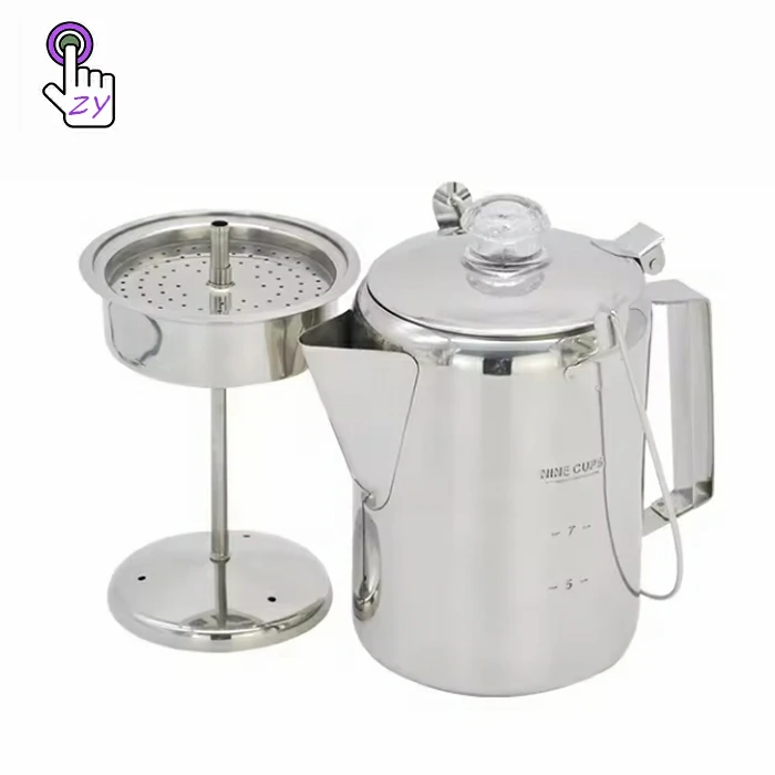 304 stainless steel Italian espresso Moka Pot stove mocha coffee pot coffee shop stove Moka Pot