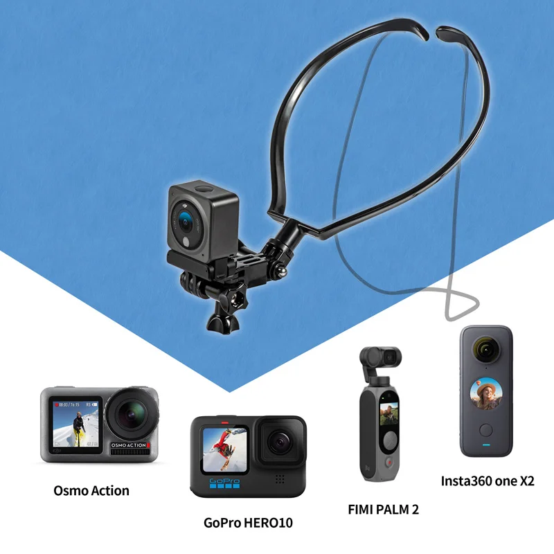 Спортивная камера STARTRC шейный кронштейн для первого лица перспективная DJI Action 2 FIMI ладонь GoPro hero 10 Insta360 одна