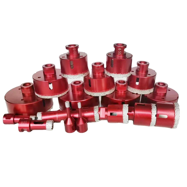 M14 5/8-11 OEM 6 мм-130 мм плитка гранит мрамор керамика алмазное сверло наборы для использования угловая шлифовальная машина