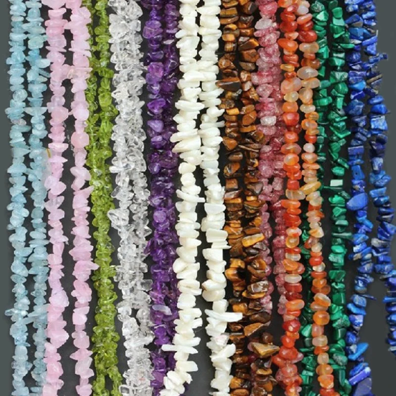 Wholesale crystal gravel Semi-finished crystals healing stones jewelry crystal loose gemstone for sweater chain