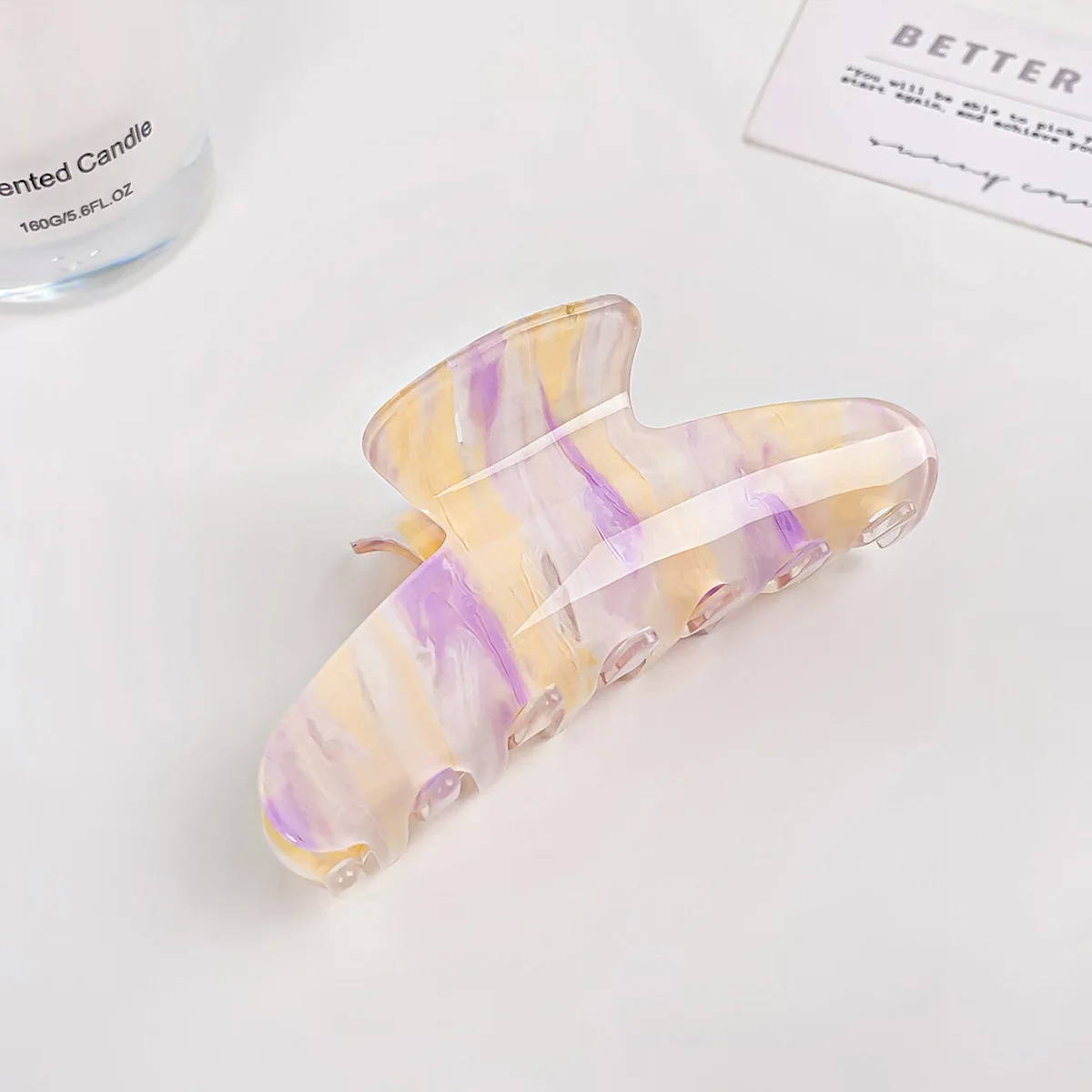 Hair Claw Clips Marble Wholesale Mix Hair Claw with Good Price Resin Hair Claw