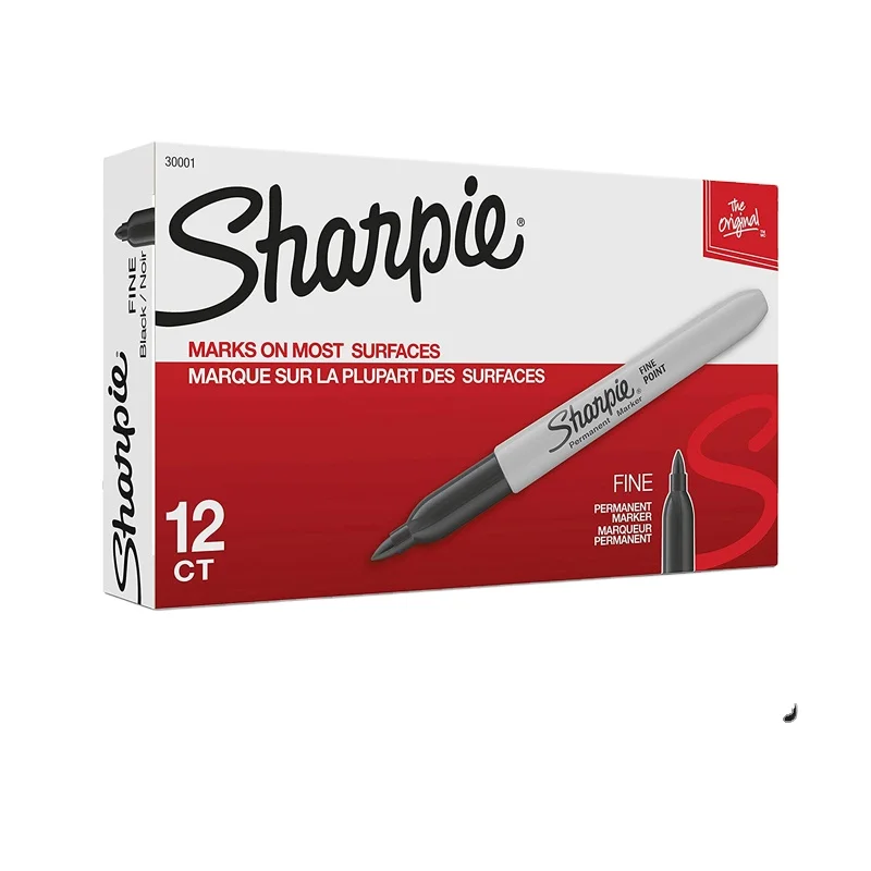 sanford sharpie fine point permanent marker oil diy marker pen AP astmd-4236  1.0mm 12pcs