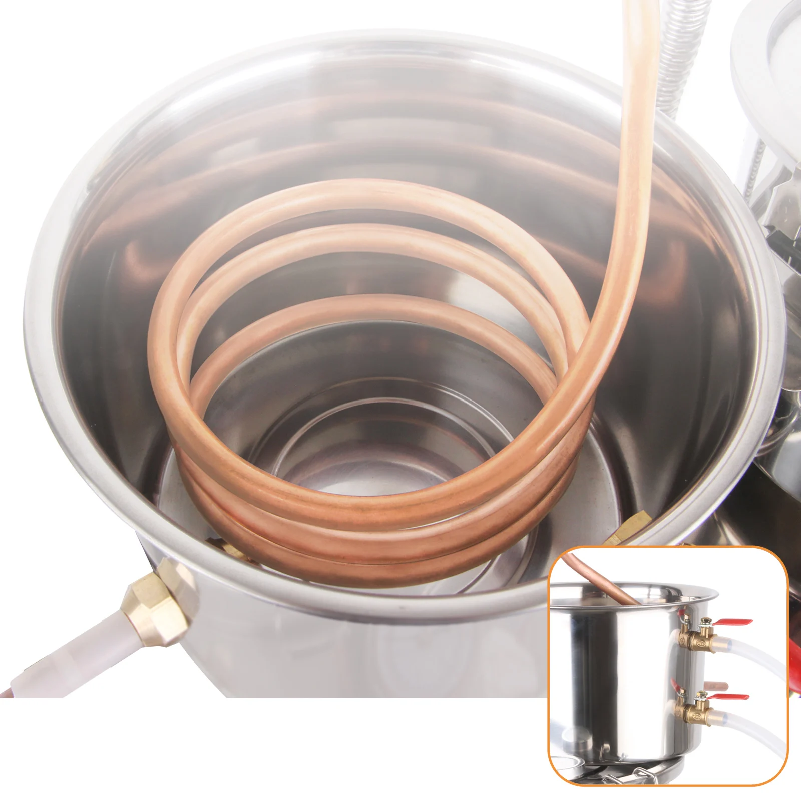 12liter 3 pots Alcohol distiller Wine Making Kit Home Brewing Kit