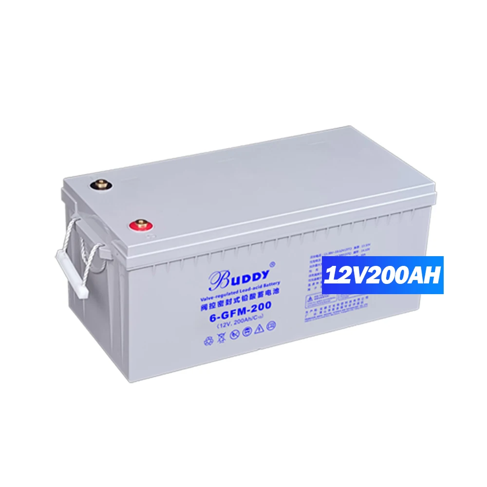 Китайский завод E-Nice Power 12 V 200Ah 150Ah 100Ah свинцово-кислотная батарея AGM 200 Ah солнечная