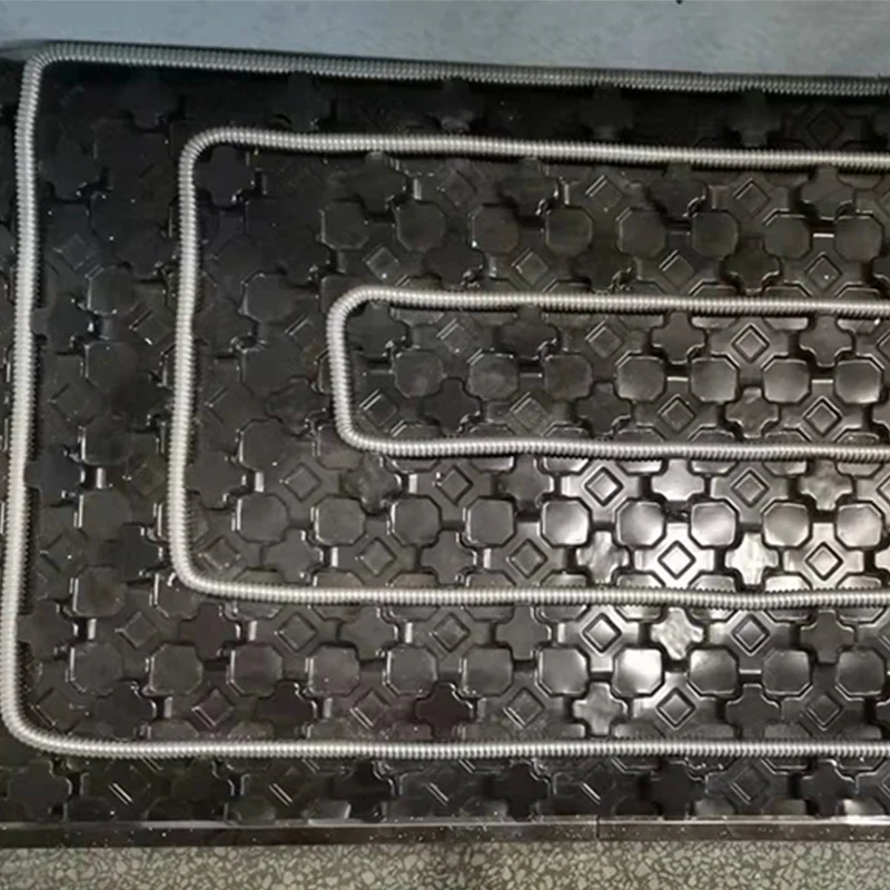 Corrugated flexible stainless steel hose underfloor hydronic heating pipe