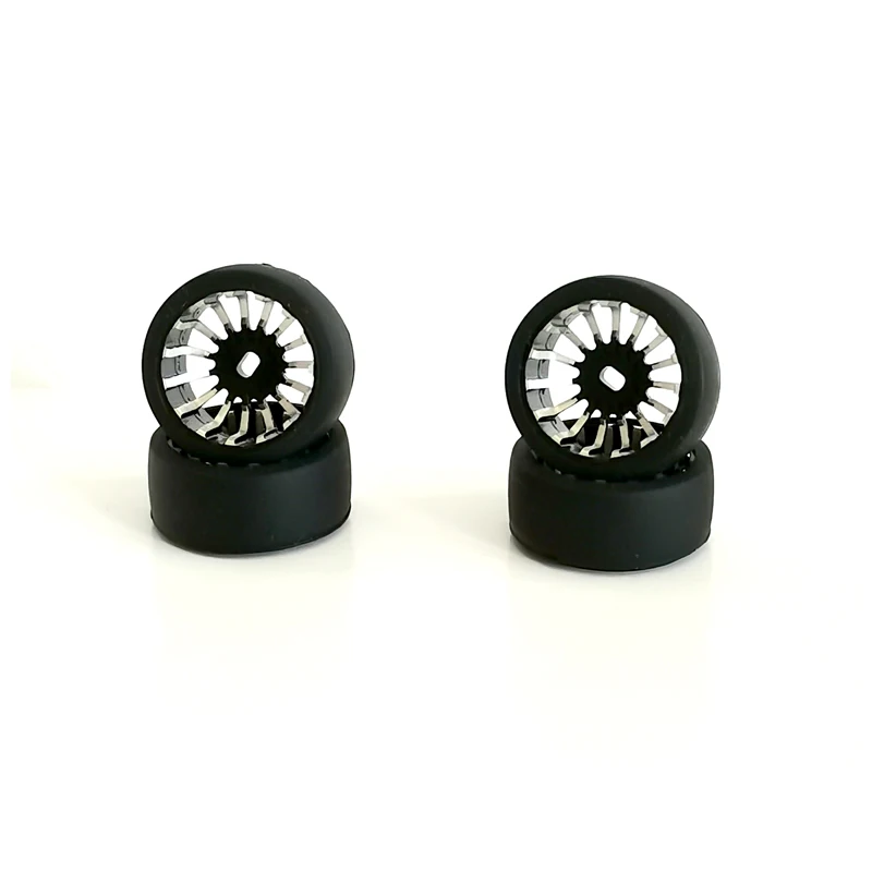 1/28 WLTOYS K989 K969 MINIQ FIRELAP RC Cars Metallic 4WD Drifting Wheel Rim Hubs Tires Upgrade Parts