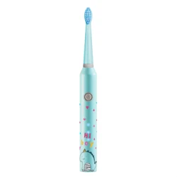 PT22N USB Rechargeable Powered Vibrating Automatic Soft Bristle Cute Baby Children Kids Sonic Electric Toothbrush