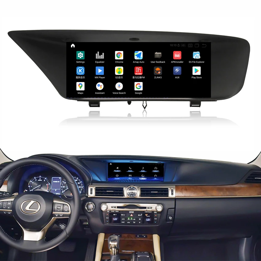 Built in CarPlay Android Auto 12.3' 720P Display Android 13 system for Lexus GS GS250 GS350 GS450H Auto Radio Car Stereo