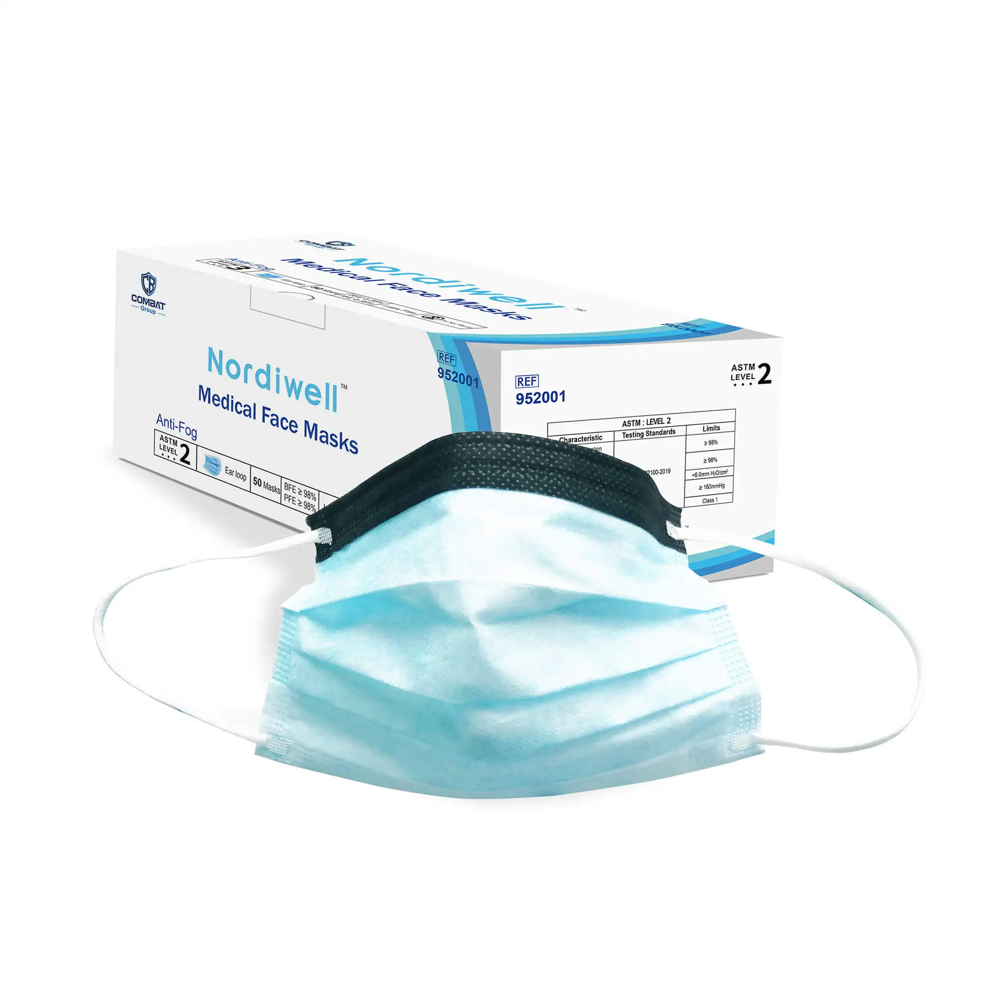 Хирургическая маска для лица типа IIR EN14683, противотуманная, с высокой жидкостью