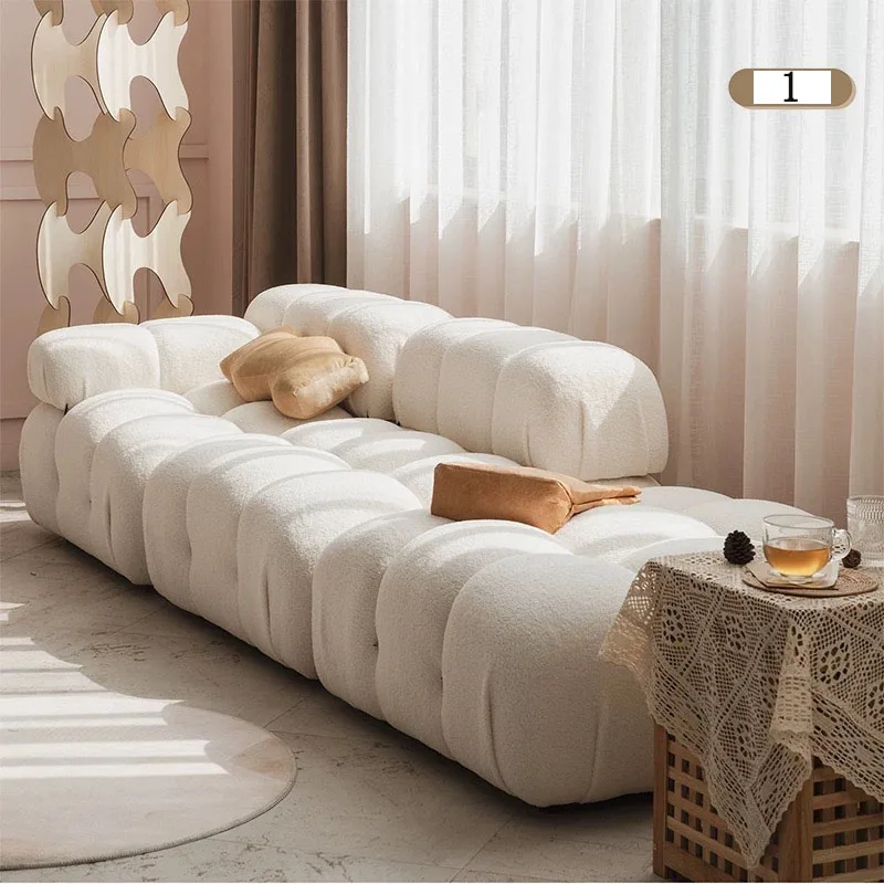 Nordic Elegant 3-Seater L-Shaped Leather Sofa Set High Style Modular Living Room Compression Furniture Wood Foam Internal