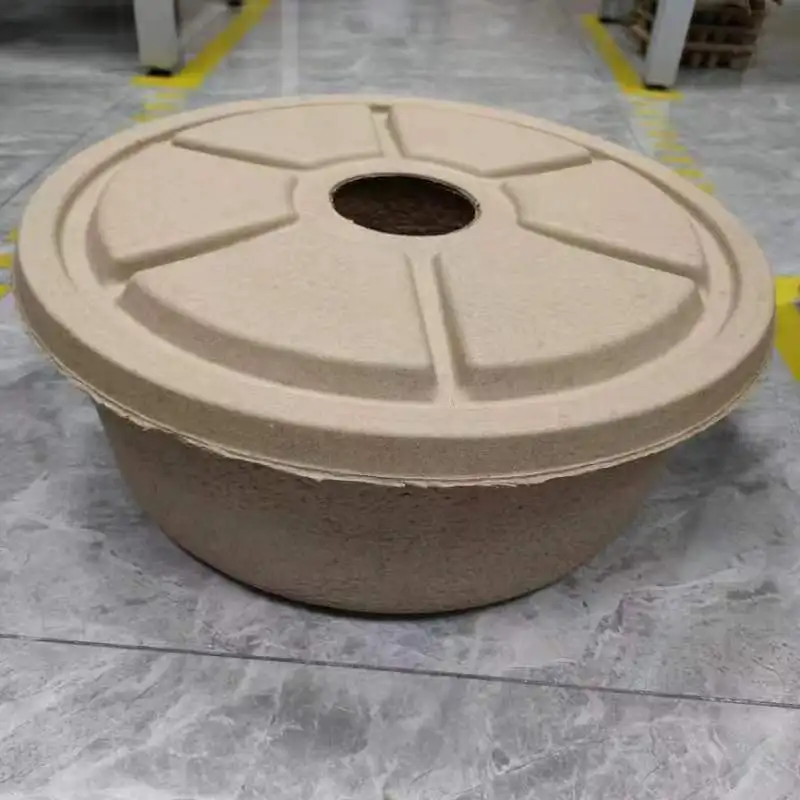 OEM Customized Pulp Molding Planter Waterproof Degradable Environmentally Friendly Pulp Planter for Soil Desert Afforestation