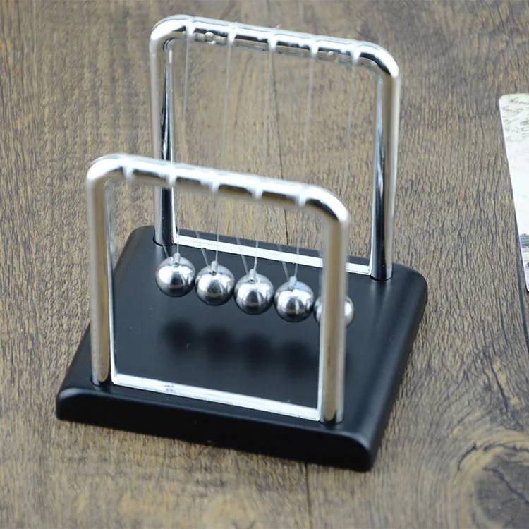 hot sale physical installation swinging ball newtons cradle pendulum Deco decompress metal crafts